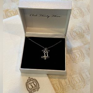 Disneyland Club 33 Scroll Necklace